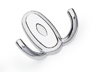 Мебельный крючок двухрожковый TL 13.30086 - TL 13.30087